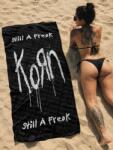 NNM prosop de plajă Korn - Still A Freak - negru - 80x160 - TOKORNSTILLB-BE