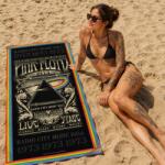 NNM prosop de plajă Pink Floyd - Live 73 - 80x160 - TOPF73LIVE-BE