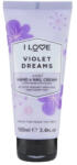 I Love Signature Violet Dreams, Crema pentru maini si unghii, 100 ml