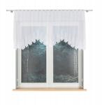Markizeta Kész függöny, zsakárd, alul kivágással 200x80 cm Klementyna (018539/FBL/001/200080/1)