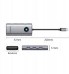 ORICO Dokkoló állomás 6in1 Usb-c Usb-a Usb-c Hdmi RJ45 Pd 100 W 4K 30Hz 2.5G s (4901673967163)