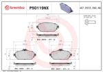 BREMBO Set placute frana BREMBO P50119NX (P50119NX)