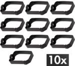 LogiLink Suporturi Logilink pentru organizarea cablurilor pentru rack-uri de 19", 44 x 70 mm, cu închidere, 10 bucăți (OR0004)