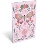 Lizzycalendar Agendă LIZZYCALENDAR A/6 săptămânală cu marcaje Lovely 2027 (7540223005)