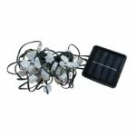 SunLamp Napelemes kerti girland virágos 50 Led 7m színes Rgb 8 üzemmód vízálló (CC251118)
