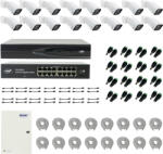 PNI Kit supraveghere video PNI cu 16 camere IP 4MP, NVR si accesorii complete (PNI-IP816-16)
