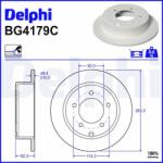 DELPHI Disc frana DELPHI BG4179C (BG4179C) - automobilus