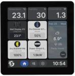 Shelly panou de control inteligent shelly wall display x1i negru - ecran tactil color 4 inch, rezolutie 720x720, baza de alimentare cu (3800238073039)