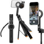 Spigen S582W MagFit+ mágneses Bluetooth selfie bot és tripod - fekete