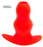 MK Toys Plug Tunnel Stretch Red - prémium tágító dugó (kicsi)