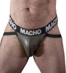 Macho Underwear MACHO - prémium férfi jock, szürke-beige bőrből
