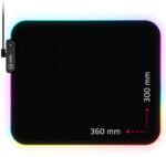 LORGAR Steller 913, Gaming mouse pad, High-speed surface, anti-slip rubber base, RGB backlight, USB connection, Lorgar WP Gameware support, size: 360mm x 300mm x 3mm, weight 0.250kg "LRG-GMP913 (L2-LRG-GMP91 Mouse pad
