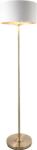 Endon Lighting modern állólámpa highclere antik sárgaréz fehér end112571 (112571)
