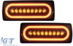 KITT Lightning Teljes LED hátsó lámpa Mercedes G-osztály W463 (1989-2017), dinamikus irányjelző, füst (TLMBW463S)