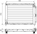 VALEO Condensator, climatizare VALEO 822709 (822709) - automobilus