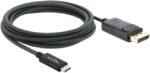 Delock Cablu DisplayPort mufa USB C mufa, 2m (81702)