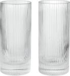 Ferm Living Pahare Ripple înalte 480 ml, transparente, 2 buc (1104274210) Pahar