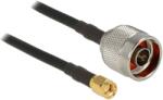 Delock Cablu N tată-SMA tată, 100mm (89466)