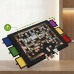  Összecsukható Filc Puzzle Kirakó Játéktábla 6 Fiókkal 1000DB Állvánnyal