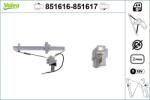 VALEO Mecanism actionare geam VALEO 851617 (851617)