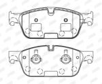 JURID set placute frana, frana disc JURID 573448J (573448J)