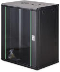  Wall Mounting Cabinet 600x450mm 16u Dynamic 816x600x450mm Black (dn-19 16-u-ec-sw)