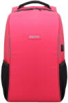 BestLife Rucsac BESTLIFE Travelsafe, laptop 15.6 inch, forma aerodinamica, conector USB si type C, rosu (BL-BB-3462R)