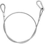 AFX CABLU OTEL CU CARABINA 87CM/4MM (SAFETY4)