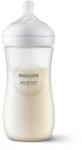 Philips Biberon Philips Avent Natural Response SCY906/01, 330 ml, tetina care functioneaza ca sanul mamei, cu debit 4, tetina fara scurgeri, +3 luni, fara BPA, usor de curatat (SCY906/01)