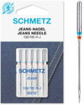 Schmetz Set 5 ace de cusut, Jeans, finete 80, Schmetz 130/705 H-J VCS (SC-708767)