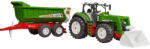 BRUDER Roadmax tractor with front loader and tipping trailer (03452) Figurina