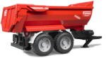 BRUDER Professional Series Krampe tandem halfpipe tipping trailer (02225) (02225) Figurina