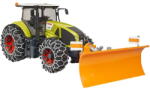 BRUDER Claas Axion 950 with snow chains and snow blade (03018) Figurina