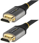StarTech HDMM21V5M, 5 M, HDMI A-típus (Standard), HDMI A-típus (Standard), 48 Gbit/s, Audio Return Channel (ARC), Szürke, Fekete (HDMM21V5M)
