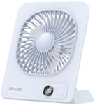 USAMS ZB363, 3 trepte viteza, Autonomie 6h, 2000mAh, Baza magnetica, Display LED, USB-C, blue (USA001772) Ventilator