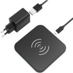 Choetech Qi 10W wireless charger kit for headphones phone (T511-S) + QC3.0 18W 3A wall charger (Q5003) + USB cable - microUSB 1.2m black (T511-S-EU201ABBK) (6932112100108)