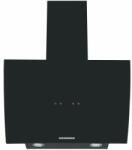 Heinner HDCH-5960RGBK, Control touch, Afisaj LED, Putere de absorbtie 576.2 m3/H, Iluminare LED, Clasa B, 60 cm, Sticla neagra (HDCH-5960RGBK) Hota