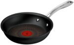Tefal Tigaie Tefal Excellence+ G3300202, 20 cm, invelis antiaderent, tehnologie FUSIONCORE, Thermo-Signal, maner nituit, aluminiu, inductie, negru (3168430376410)