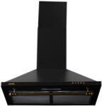 nobeLTek NHO-9748CER1ANT - Hota Semineu, 60 cm, 400 m³/h, 1 Motor, Filtru Aluminiu, Iluminare LED, 58 dB, Antracit (NHO-9748CER1ANT) Hota
