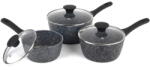 Salter BW11460BRMFO Megastone Thermo Collar 3-Piece Saucepan Set - 16/18/20cm (T-MLX60495)