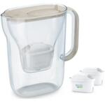 BRITA Style Essential water filter jug 2.4l + 2 cartridges, sand (Style Essential piaskowy + 2 wk?ady) Filtru de apa bucatarie si accesorii