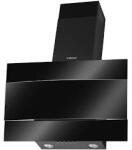 Hansa Hota decorativa Hansa, 60 cm, 280 m3/h, 1 motor, 1 filtru aluminiu, 3 trepte, iluminare, metal negru (OKC624SH) Hota