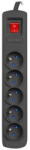 ARMAC Power strip ARC5 3 m ARC5/15/CZ black (ARC5/30/CZ)