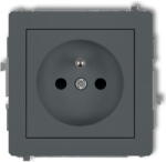Karlik Elektrotechnik Soclu Deco / u 2P + mat grafit (28DGP-1Z) (28DGP-1z)