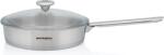 Metalac Tigaie 2.4l cu capac din sticla Santino Metalacinox/24cm/2.4l (376599)