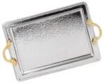 Osena Tava servire dreptunghiulara cu manere Deco Art, 50 x 31 cm, Argintiu (95-323-K-6-11)
