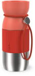 Tefal Termos Tefal beYou N2191510, inox, 0.36 L, 100% etanș, capac Quick Press, argintiu & portocaliu (4168430014328)