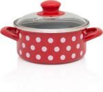 Metalac Cratita 1l cu capac din sticla Tufne Metalacemail/14cm/1l (368838)