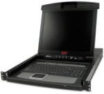 APC AP5808 APC 17 LCD KVM Console PS2/USB 1U with integrated 8 port analog KVM switch (AP5808)