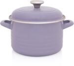 Metalac Oala 4l cu capac Standard Wave Lila Pastel Metalacemail/20cm/4l/lila pastel (388633)